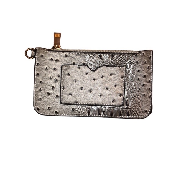 Textured Gray Coin Pouch - Picture 2 of 12